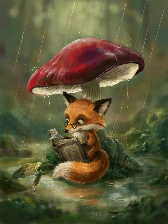 Ideogram 3.0's image for “A watercolour fox for a children's book”