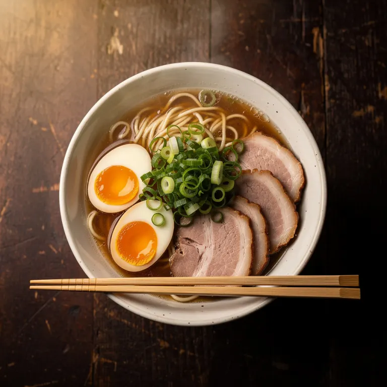 FLUX.2 Pro's image for “A bowl of ramen from above”