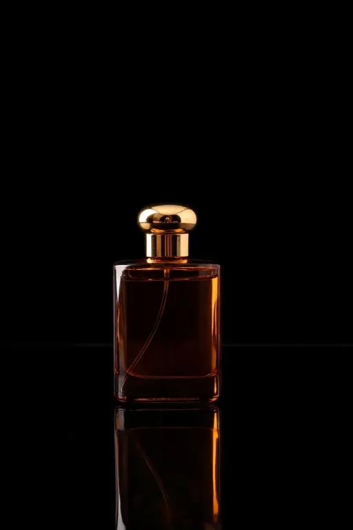 Seedream 5.0 Lite's image for “A perfume bottle and its reflection”