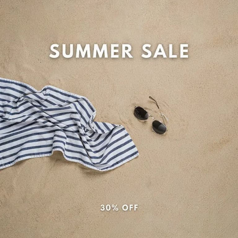 Ideogram 3.0's image for “A summer sale post”