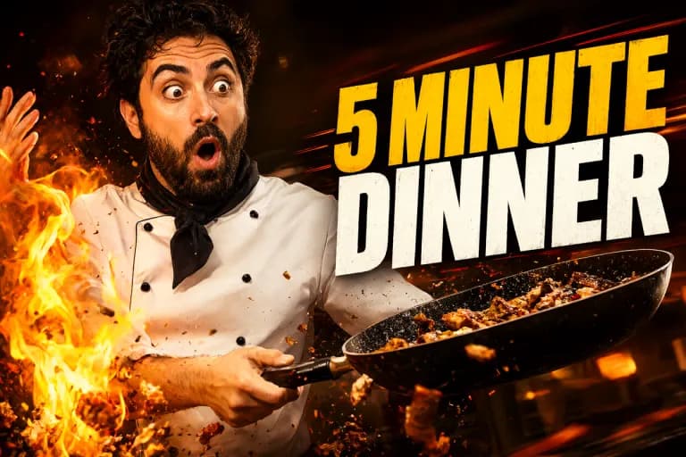 Qwen-Image 2.1's image for “A cooking video thumbnail”
